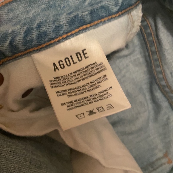 Agolde Riley High Rise Straight Crop - Picture 6 of 6